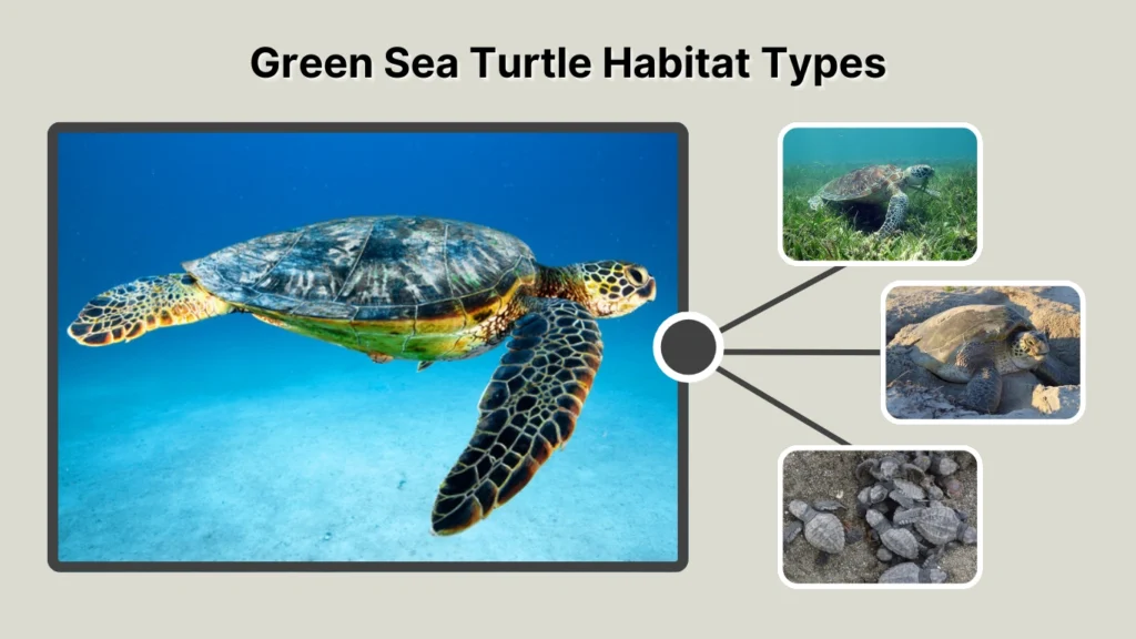 Green Sea Turtle Habitat Types