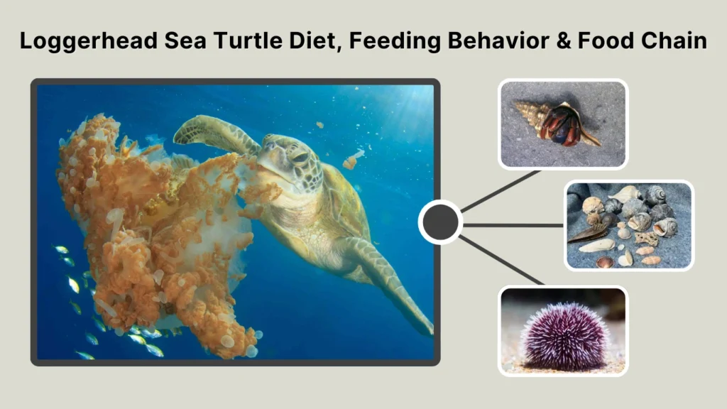 Loggerhead Sea Turtle Diet, Feeding Behavior & Food Chain