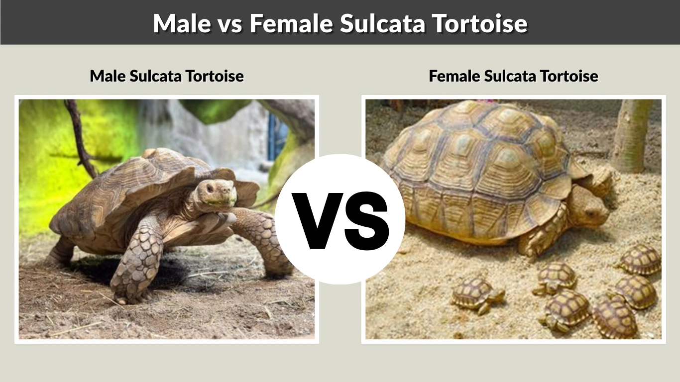 Male vs Female Sulcata Tortoise Key Differences Between Them 