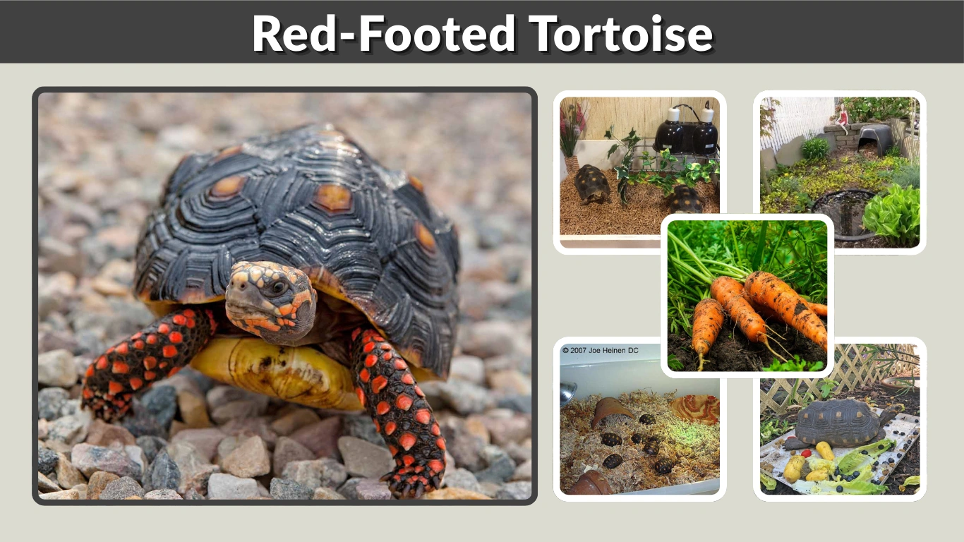 Red-Footed Tortoise Care, Size, Diet & Habitat Guide