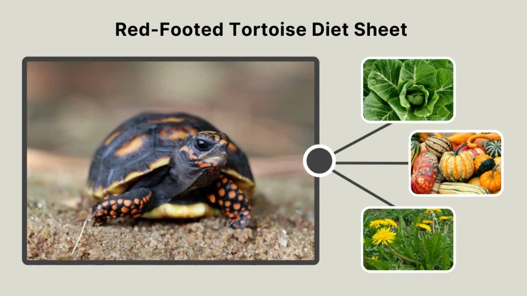 Red-Footed Tortoise Diet Sheet