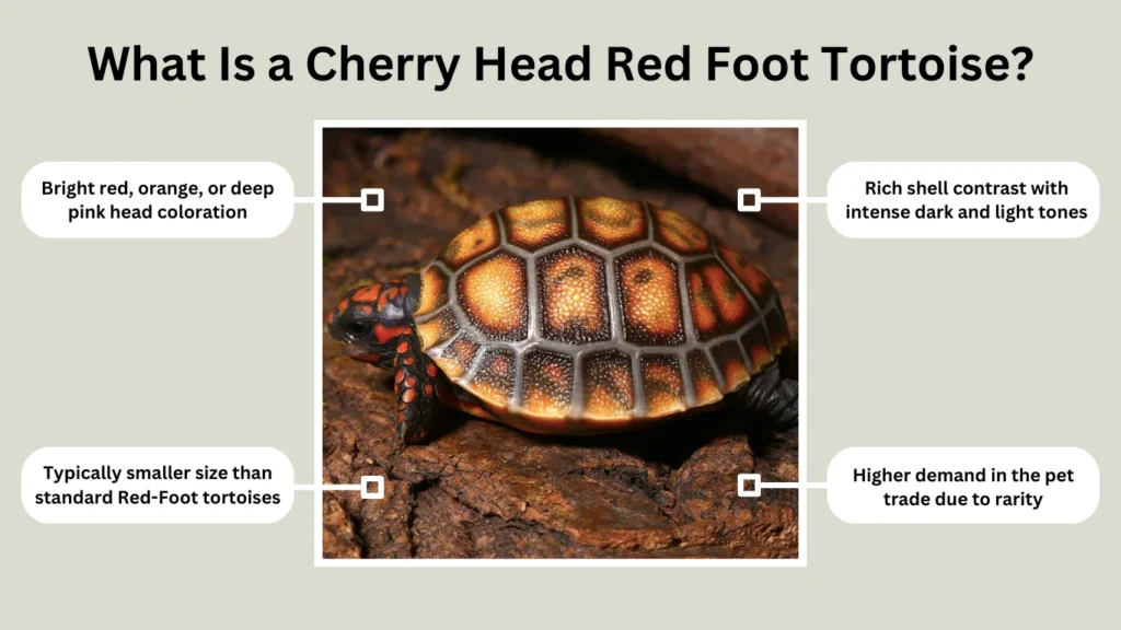 What Is a Cherry Head Red Foot Tortoise