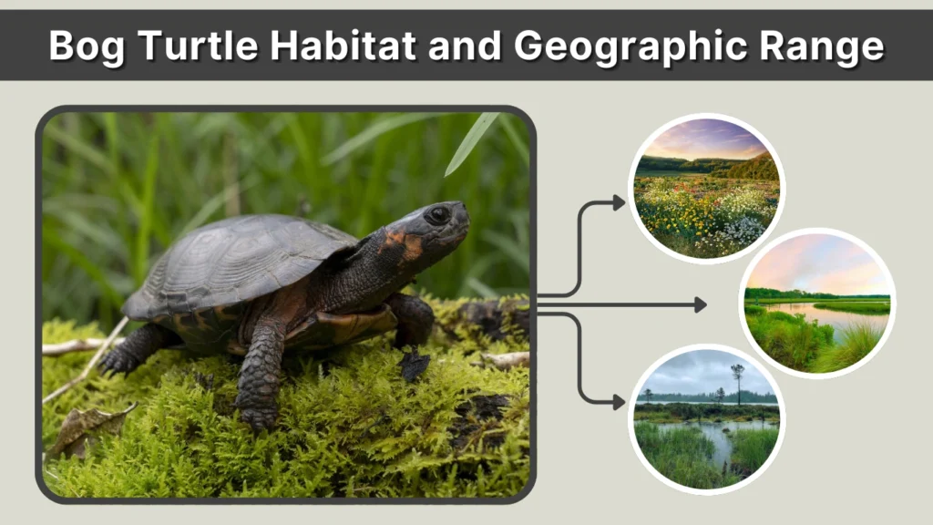 Bog Turtle Habitat and Geographic Range