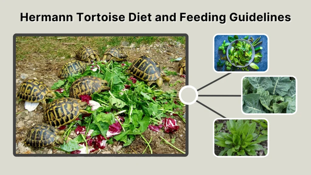 Hermann Tortoise Diet and Feeding Guidelines