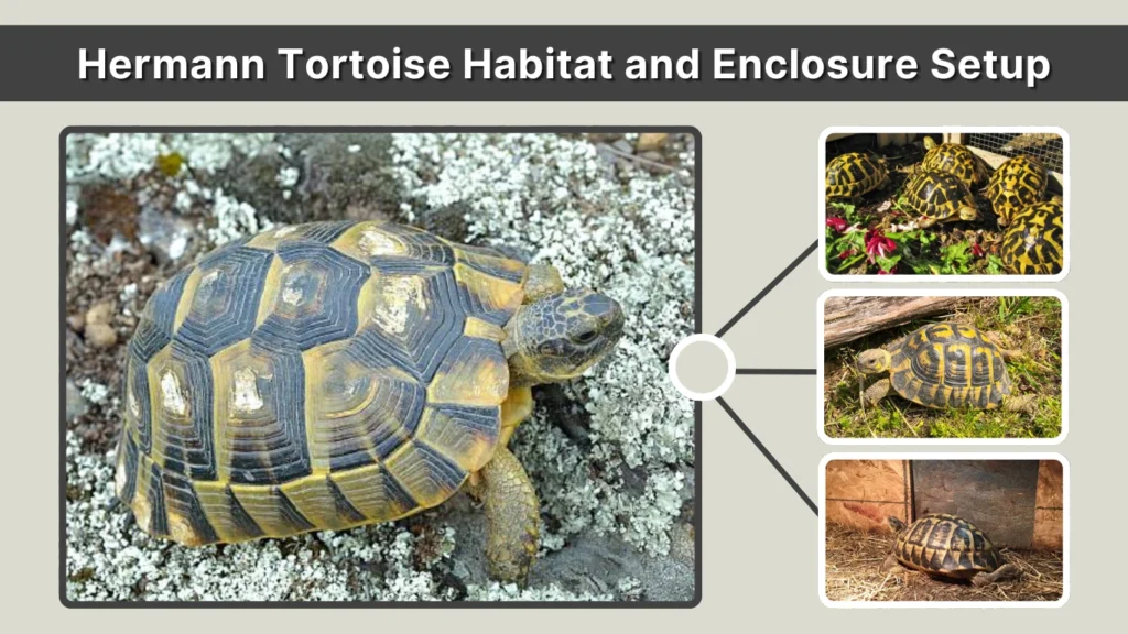 Hermann Tortoise Habitat and Enclosure Setup
