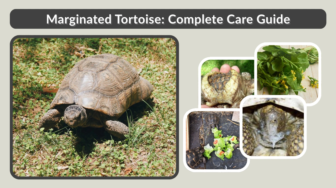 Marginated Tortoise Complete Care Guide, Size, Diet & Lifespan