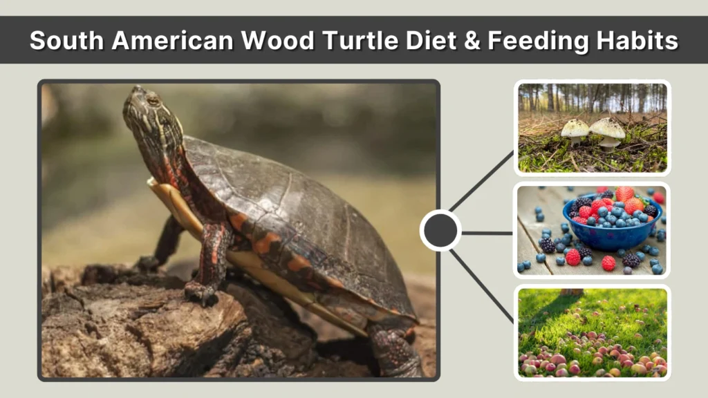 South American Wood Turtle Diet & Feeding Habits