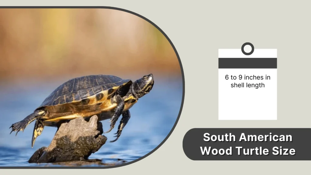 South American Wood Turtle Size