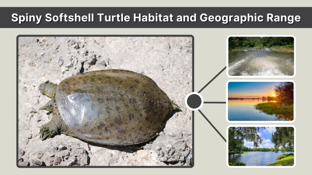 Spiny Softshell Turtle Habitat and Geographic Range