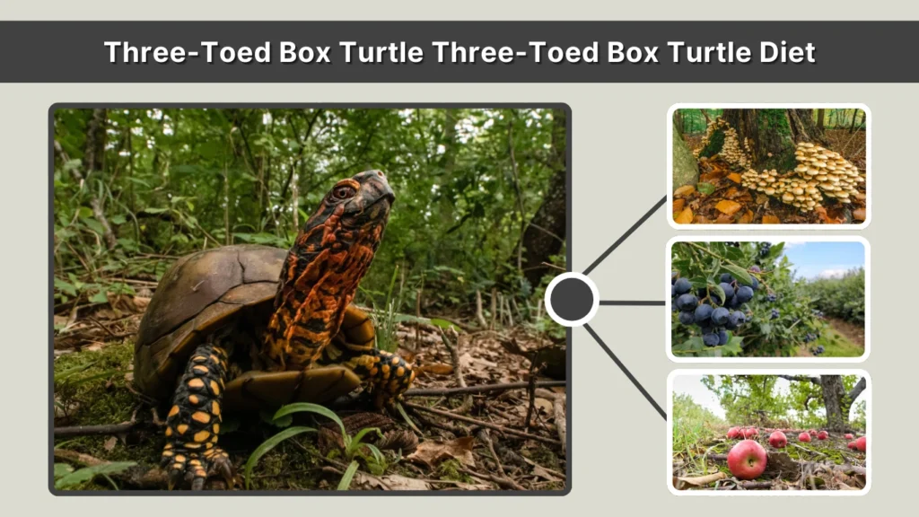 Three-Toed Box Turtle Three-Toed Box Turtle Diet