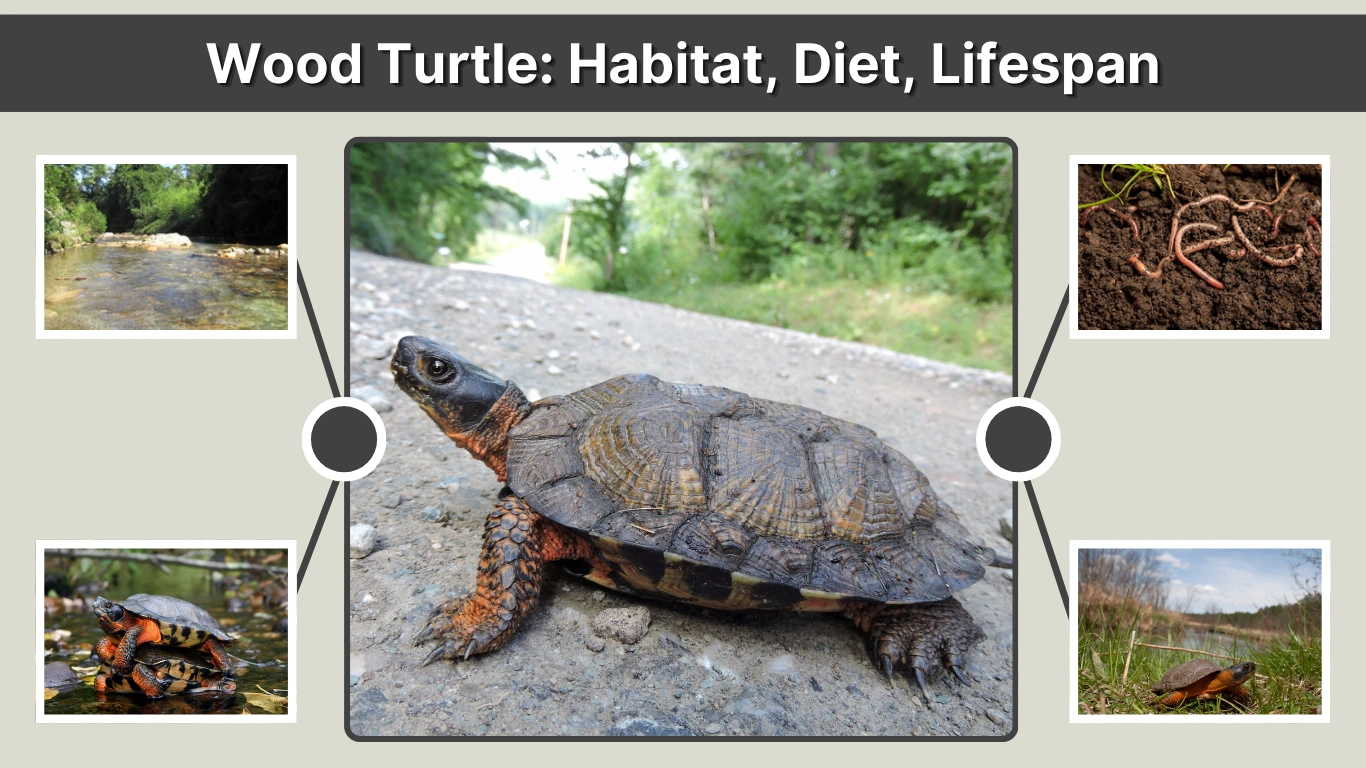 Wood Turtle Habitat, Diet, Lifespan & Conservation Guide