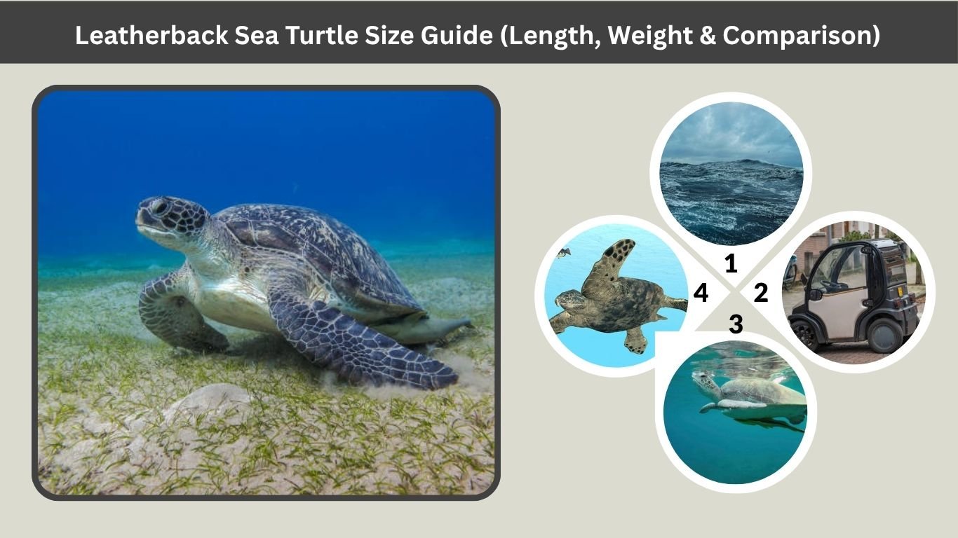Leatherback Sea Turtle Size Guide (Length, Weight & Comparison)