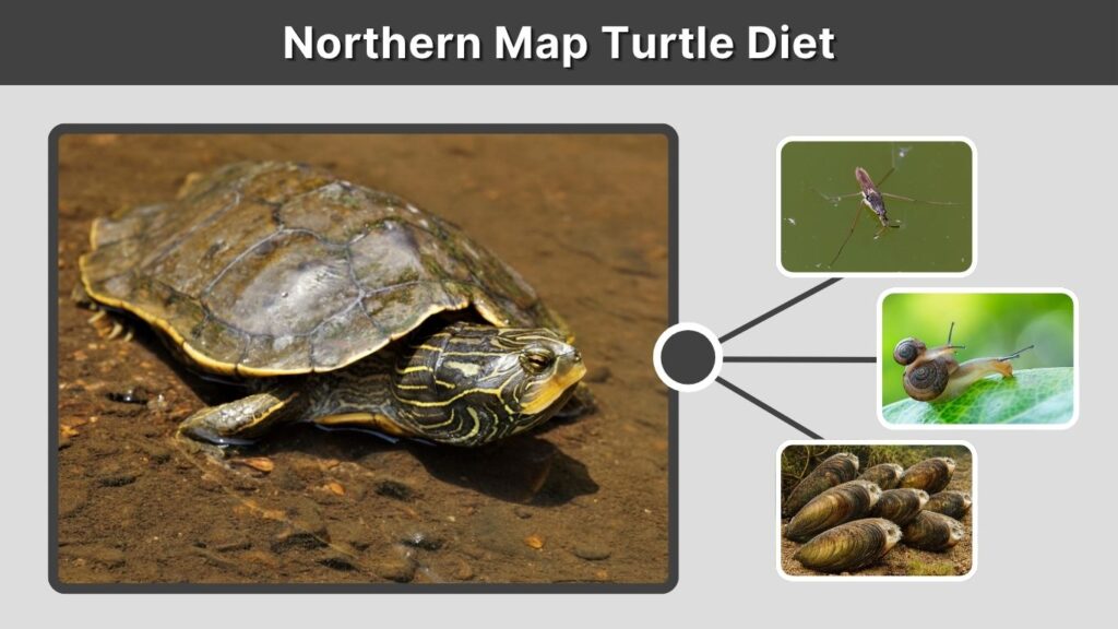 Northern Map Turtle Diet