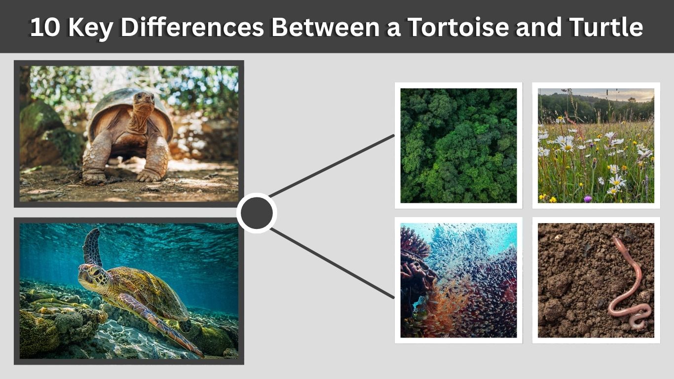 10 Key Differences Between a Tortoise and Turtle