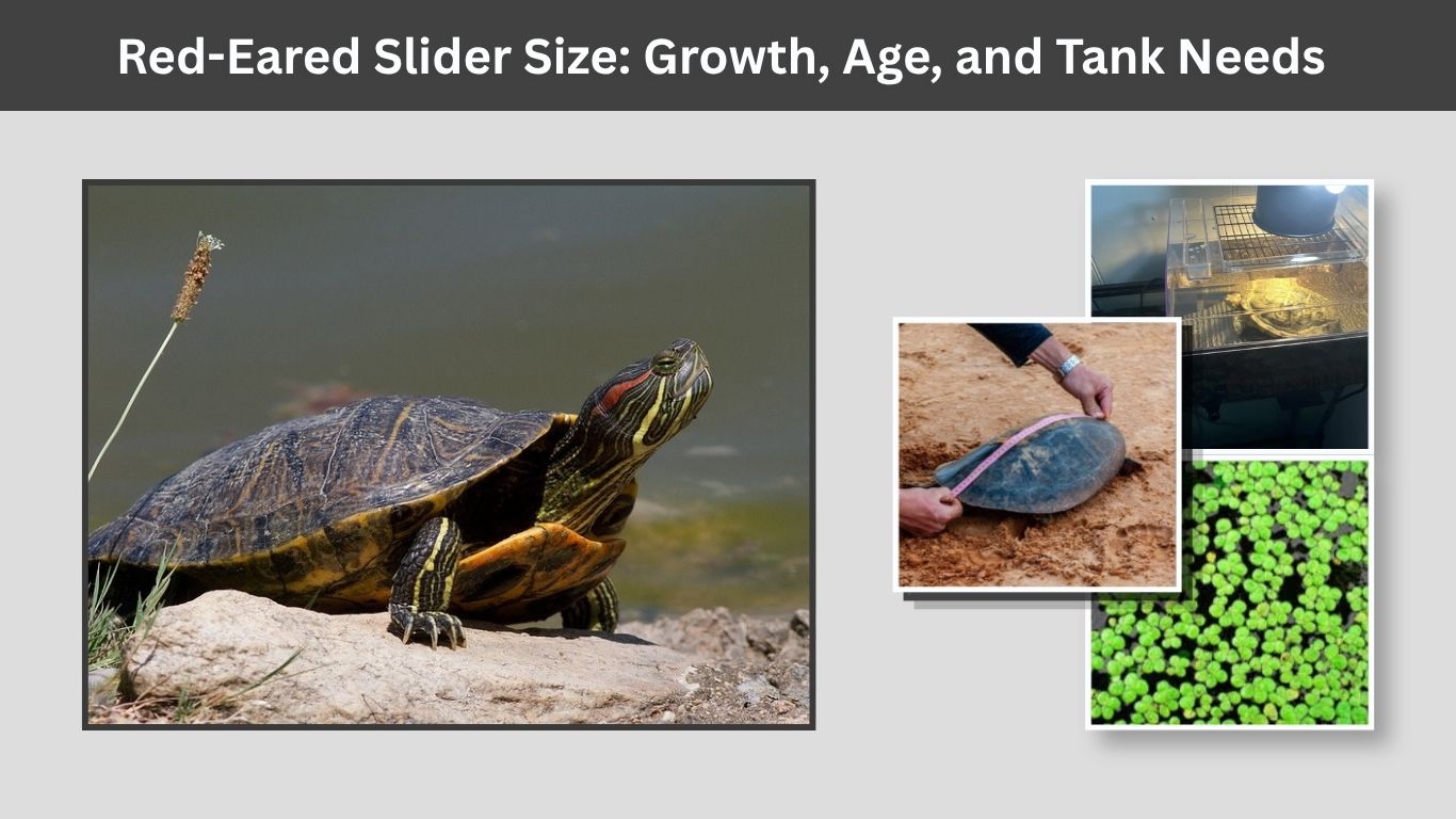Red-Eared Slider Size: Growth, Age, and Tank Needs