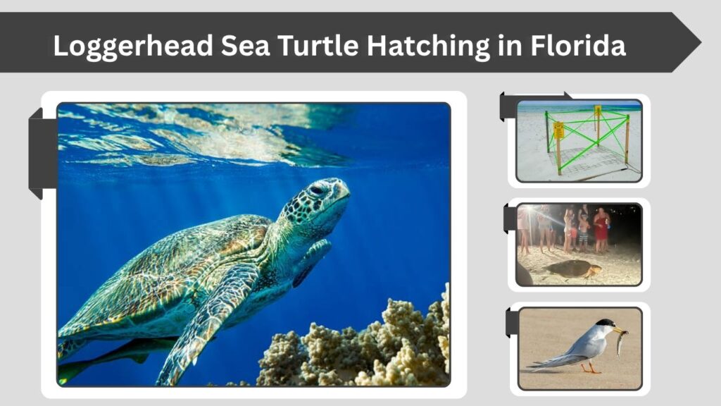 Loggerhead Sea Turtle Hatching in Florida