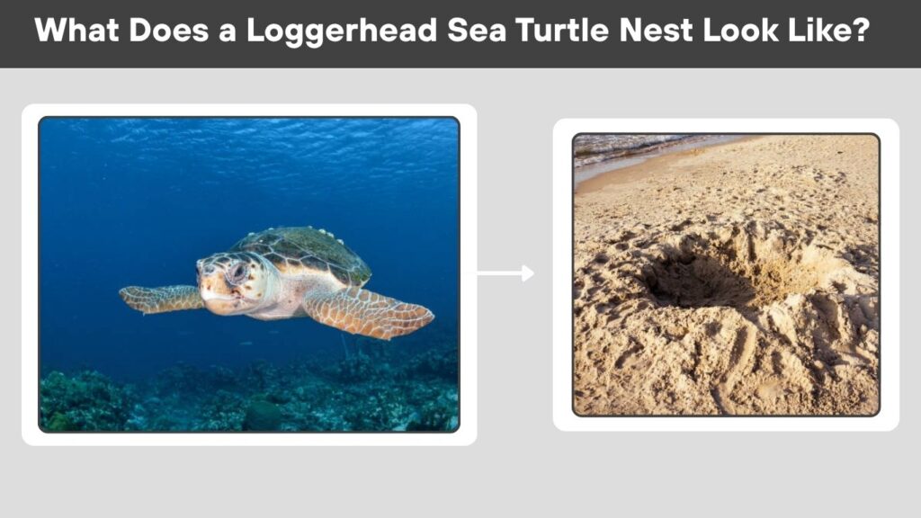 What Does a Loggerhead Sea Turtle Nest Look Like?