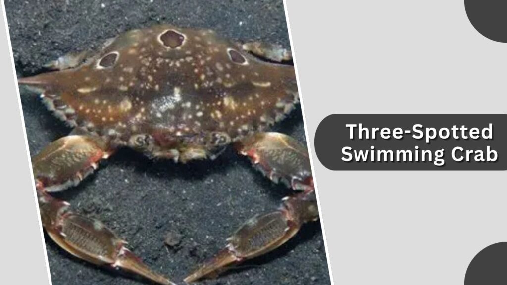 3. Three-Spotted Swimming Crab (Portunus sanguinolentus)