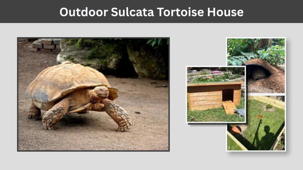 Outdoor Sulcata Tortoise House