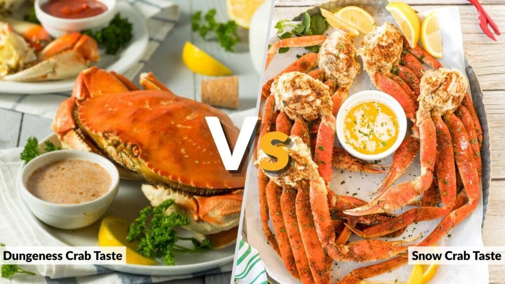 Dungeness Crab vs Snow Crab Taste