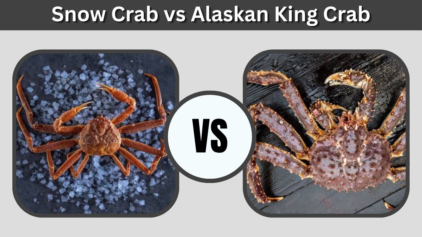 Snow Crab vs Alaskan King Crab: Taste, Legs, and Size